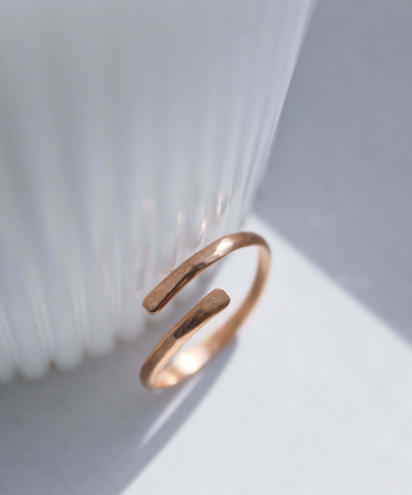 14K Rose Gold Wrap Ring - Jewellery Hut