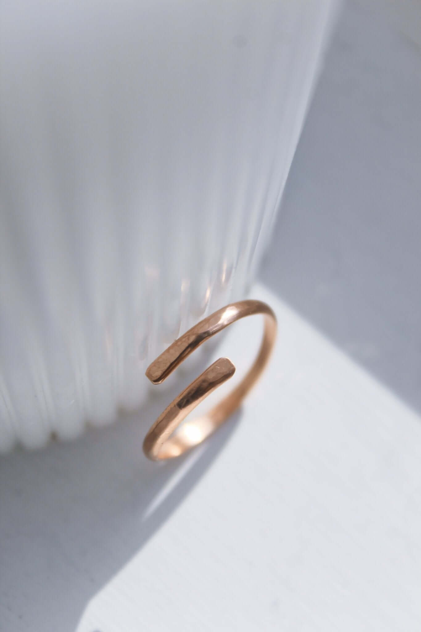 14K Rose Gold Wrap Ring - Jewellery Hut