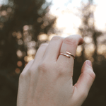 14K Rose Gold Wrap Ring - Jewellery Hut