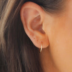 14K Solid Gold 15MM Hoops - Jewellery Hut