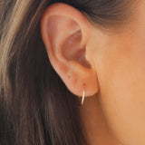 14K Solid Gold 15MM Hoops - Jewellery Hut
