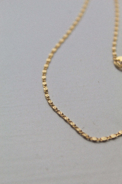 18k Gold Filled Flat Snake Chain Necklace - Jewellery Hut
