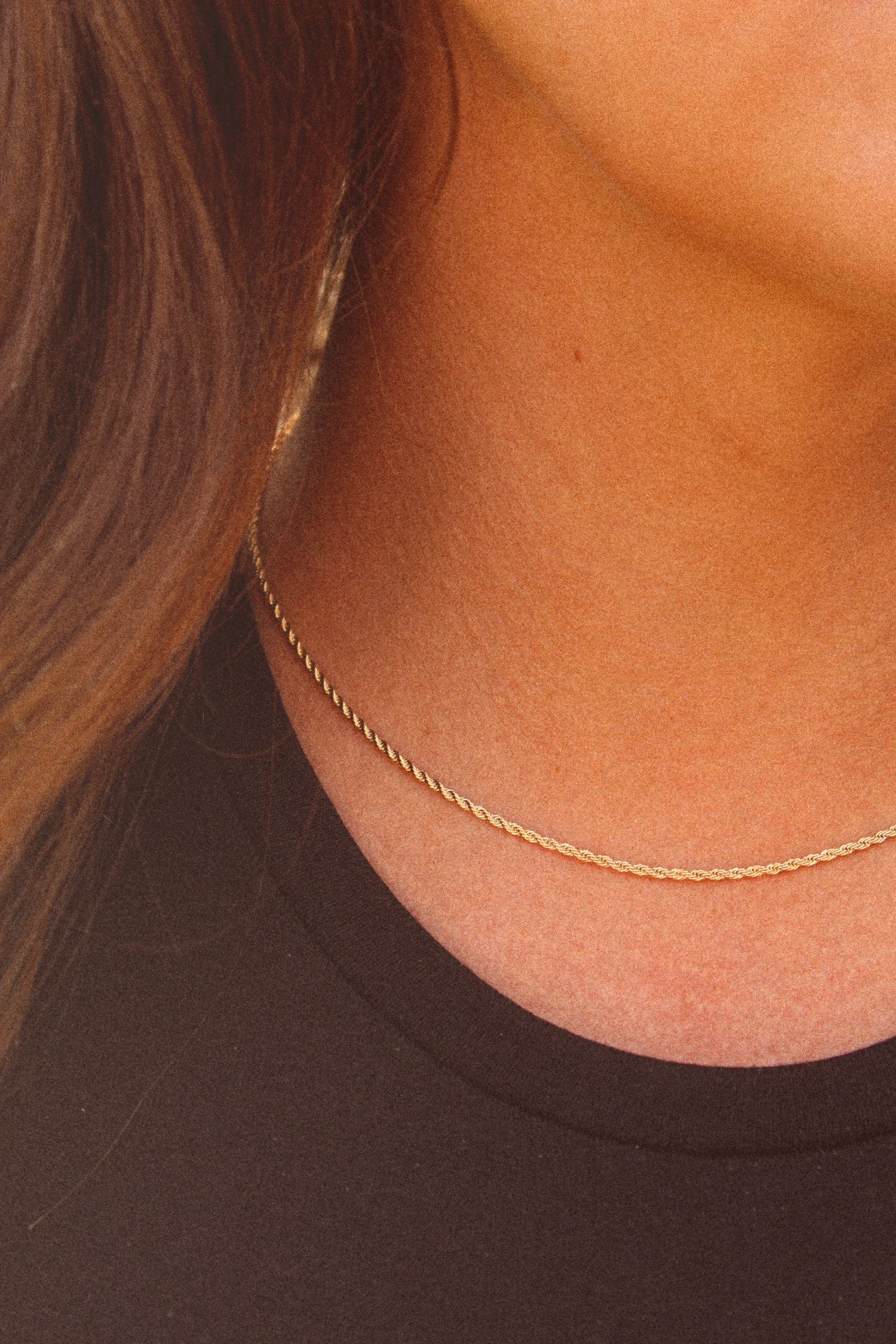 18k Gold Rope Necklace - Jewellery Hut