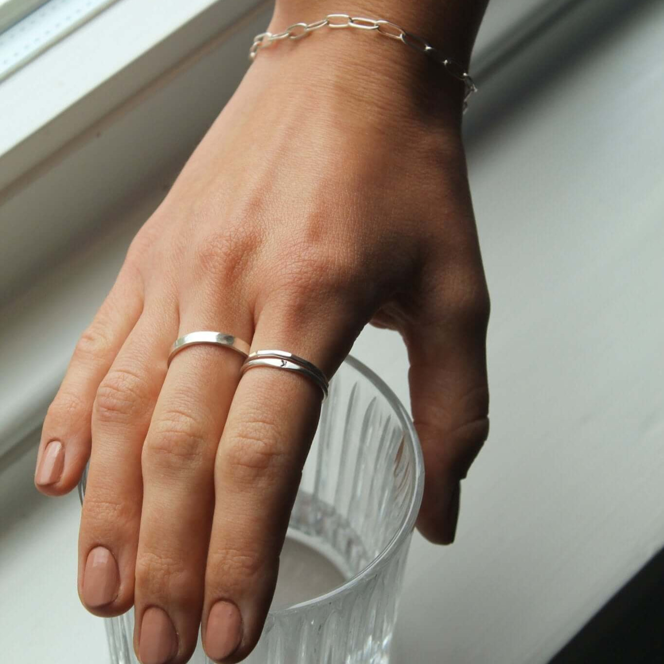 925 Sterling Silver Tiny Signet Ring - Jewellery Hut