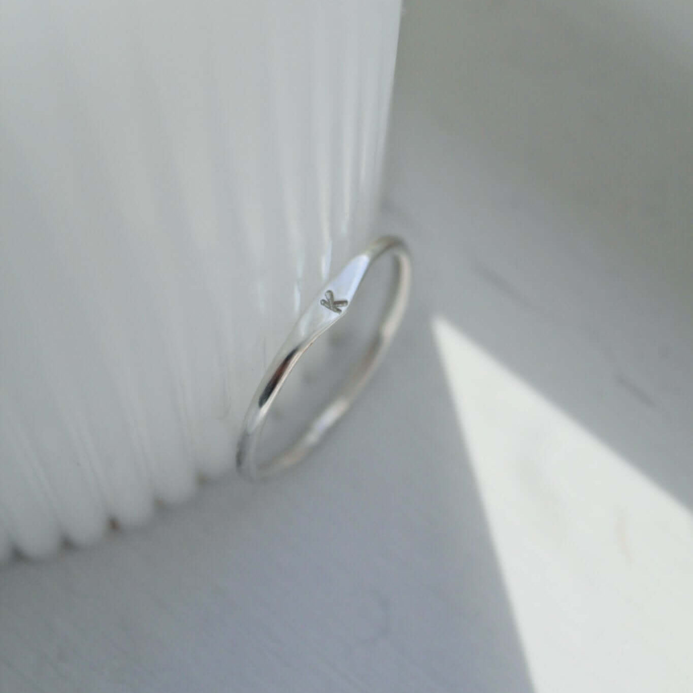925 Sterling Silver Tiny Signet Ring - Jewellery Hut