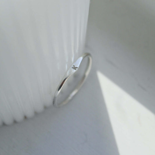 925 Sterling Silver Tiny Signet Ring - Jewellery Hut