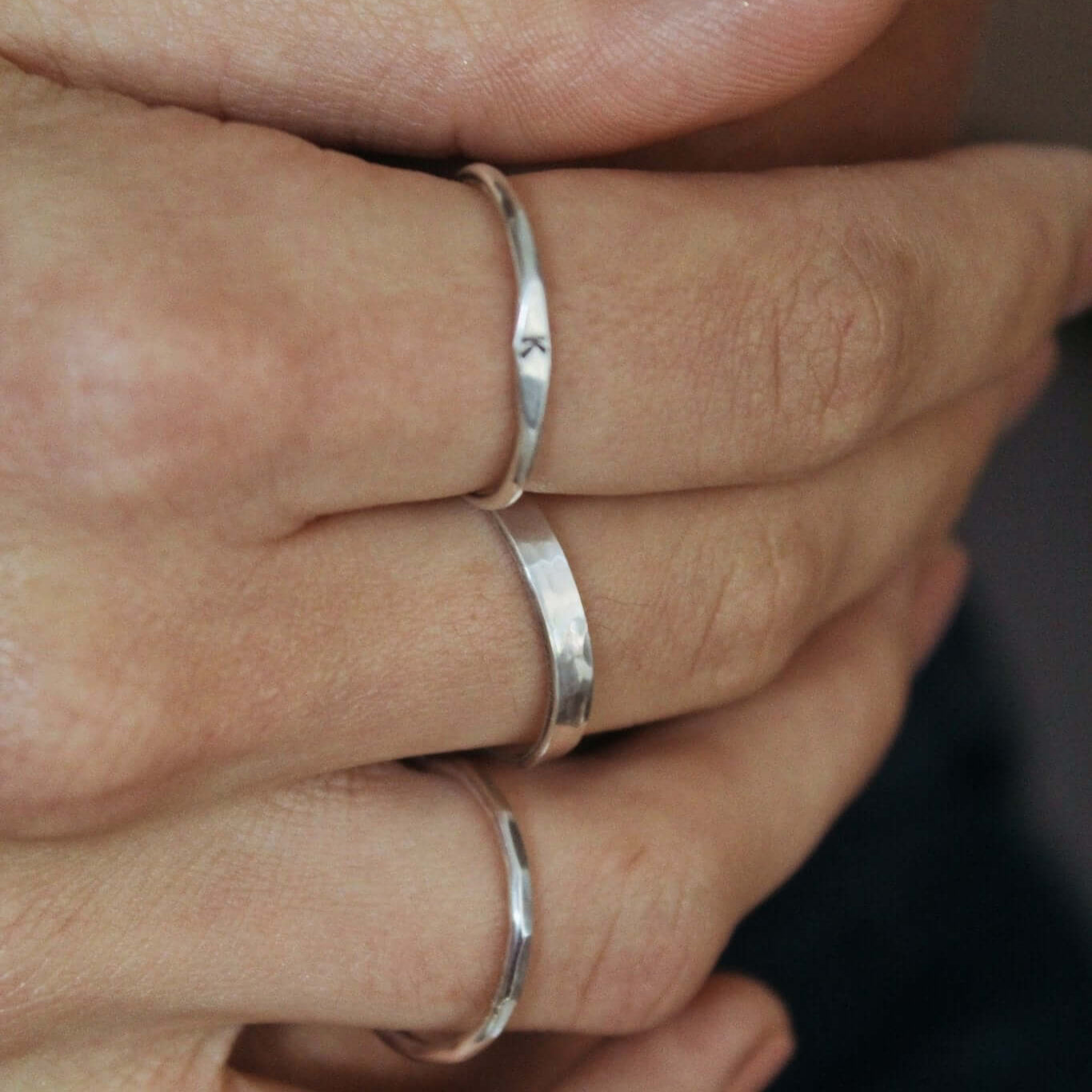 925 Sterling Silver Tiny Signet Ring - Jewellery Hut