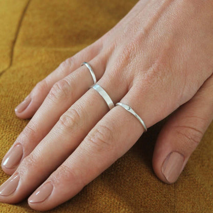 925 Sterling Silver Tiny Signet Ring - Jewellery Hut