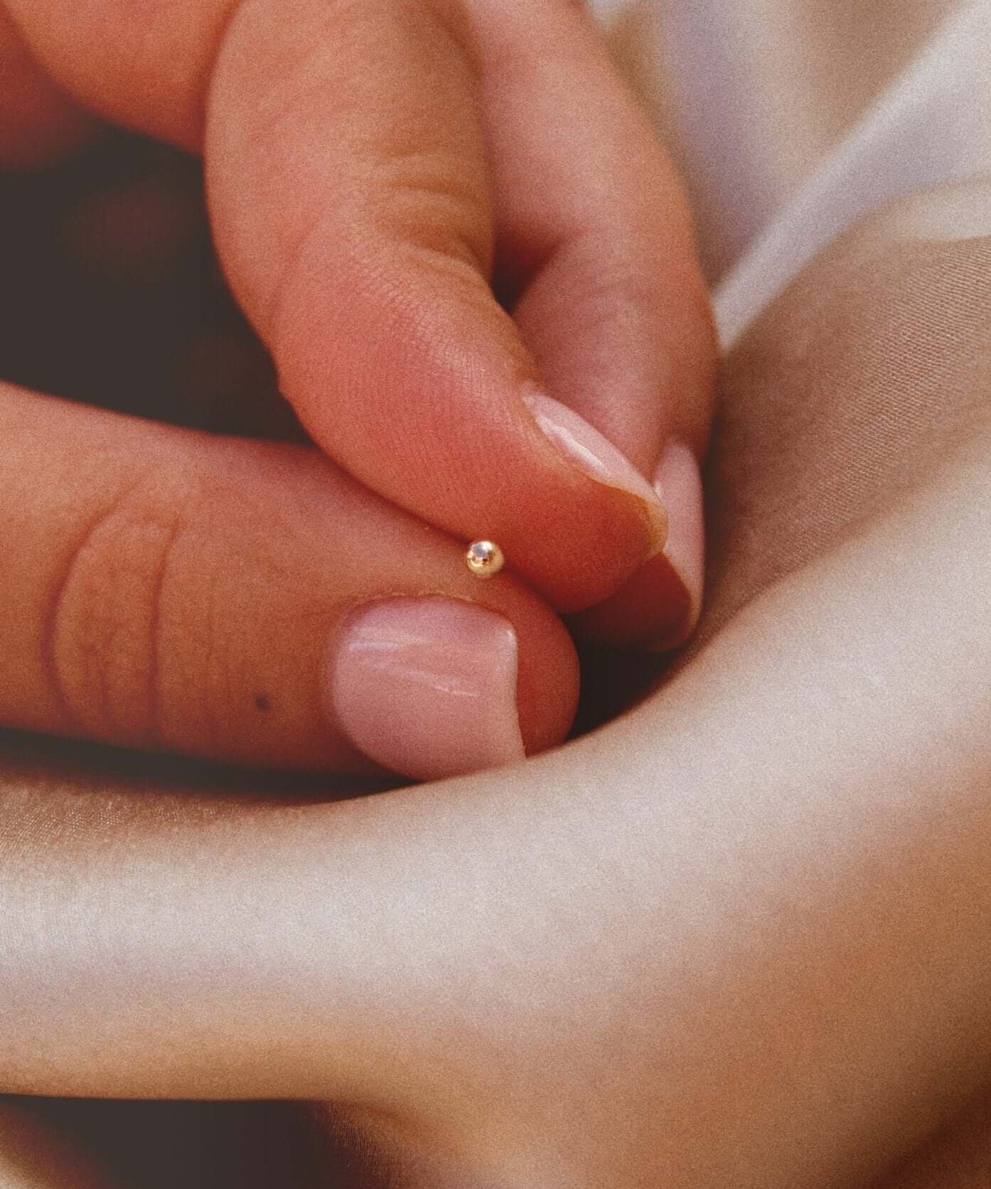 9K Yellow Gold Ball Nose Stud - Jewellery Hut