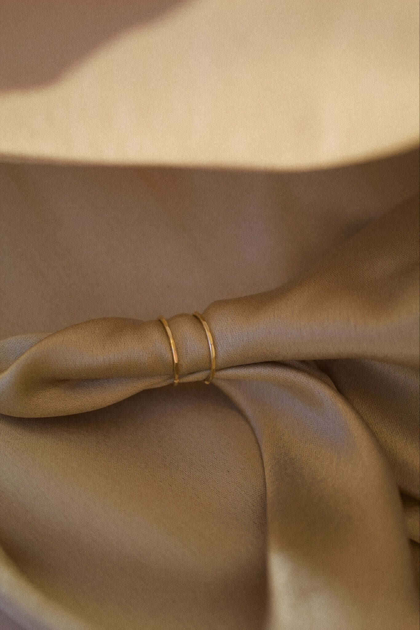 9K Yellow Gold Sleeper Hoop Earrings - Jewellery Hut
