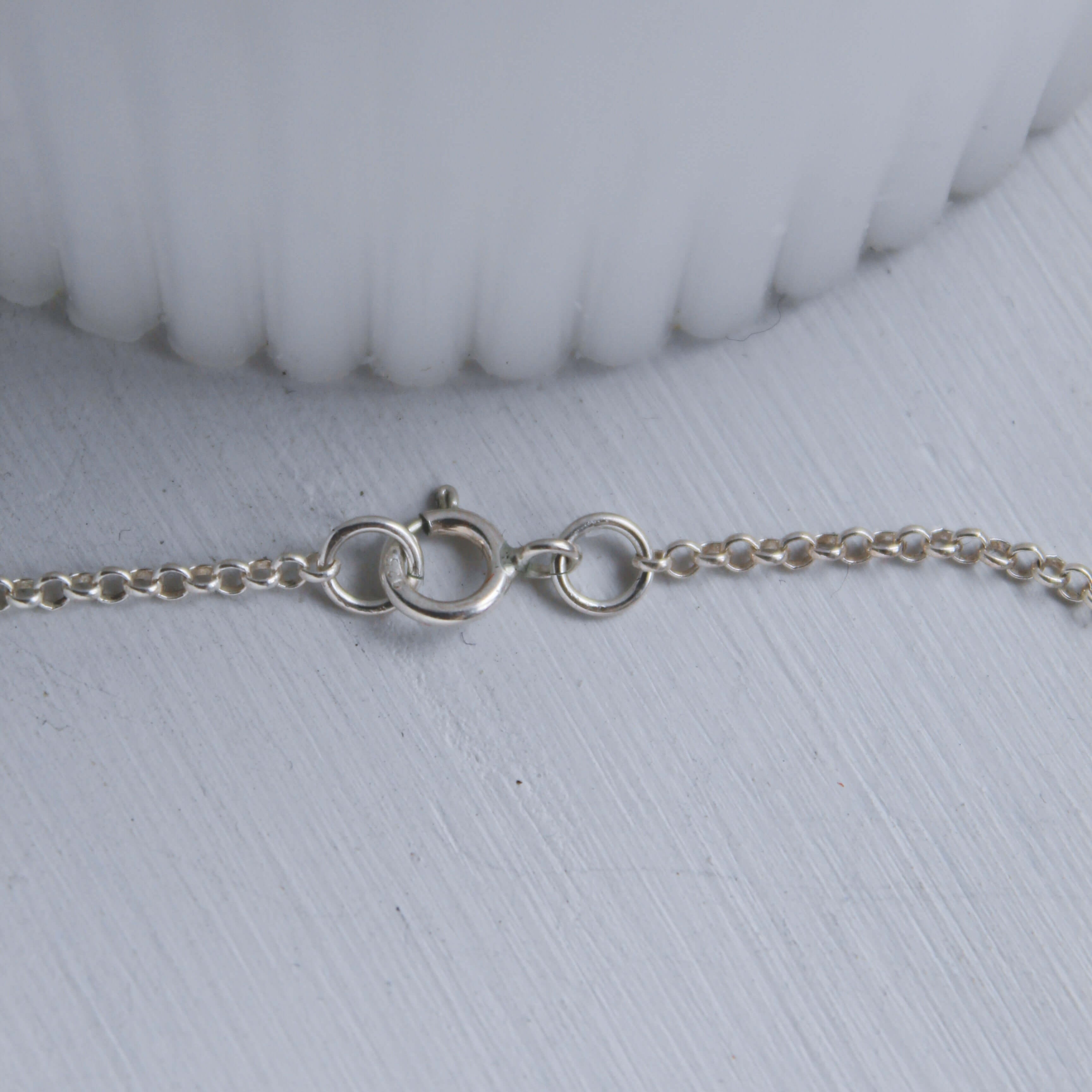 Sterling Silver Interlocking Rings Necklace - Jewellery Hut