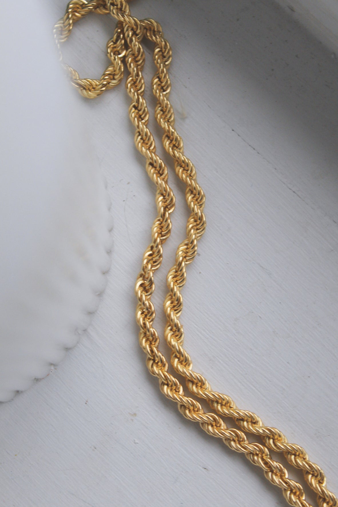 Braided Necklace 24ct Gold Plated - Jewellery Hut