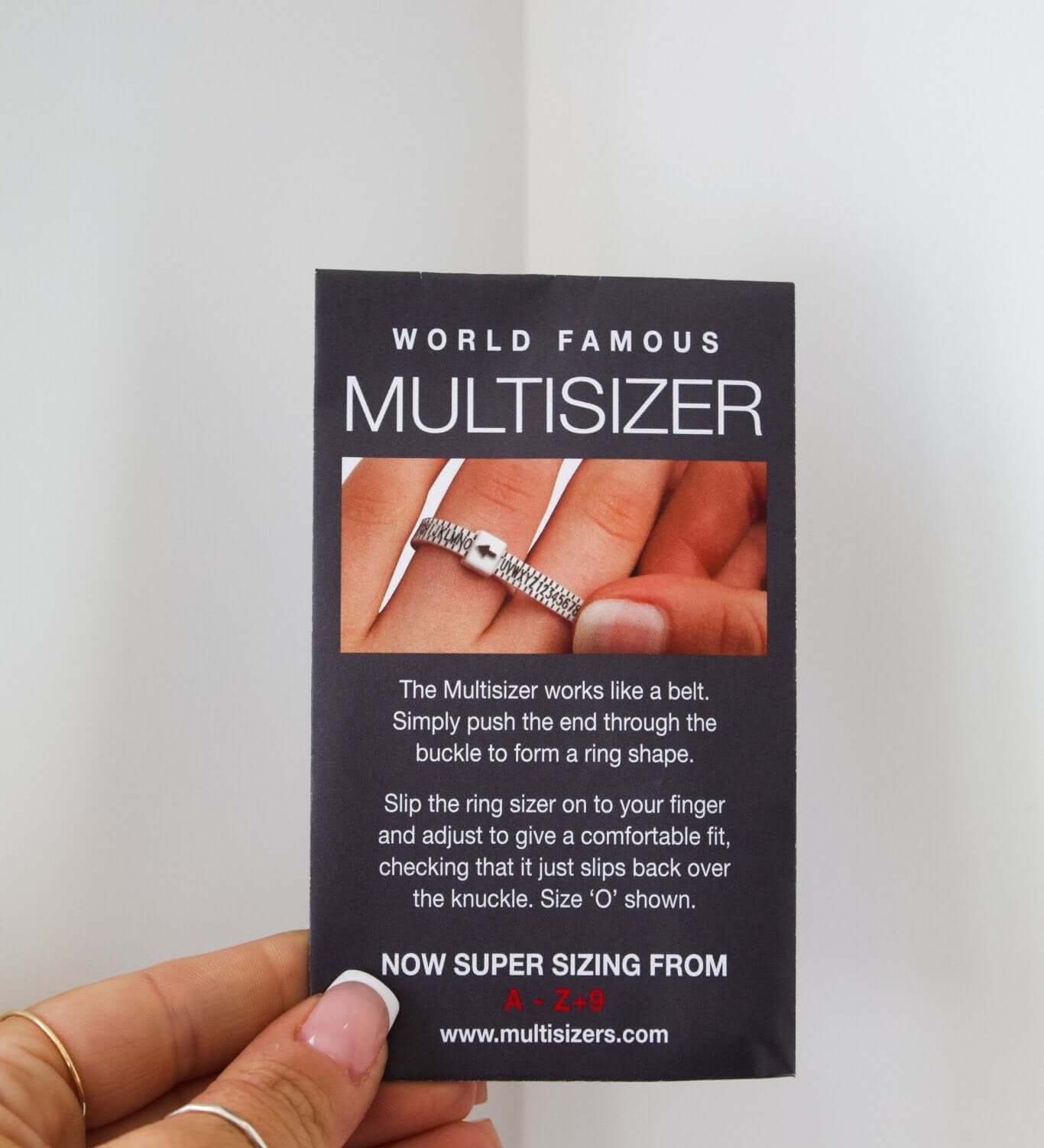 Ring Multi Sizer (UK A to Z+9) - Jewellery Hut
