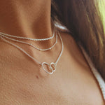 Silver Satellite Chain Necklace - Jewellery Hut