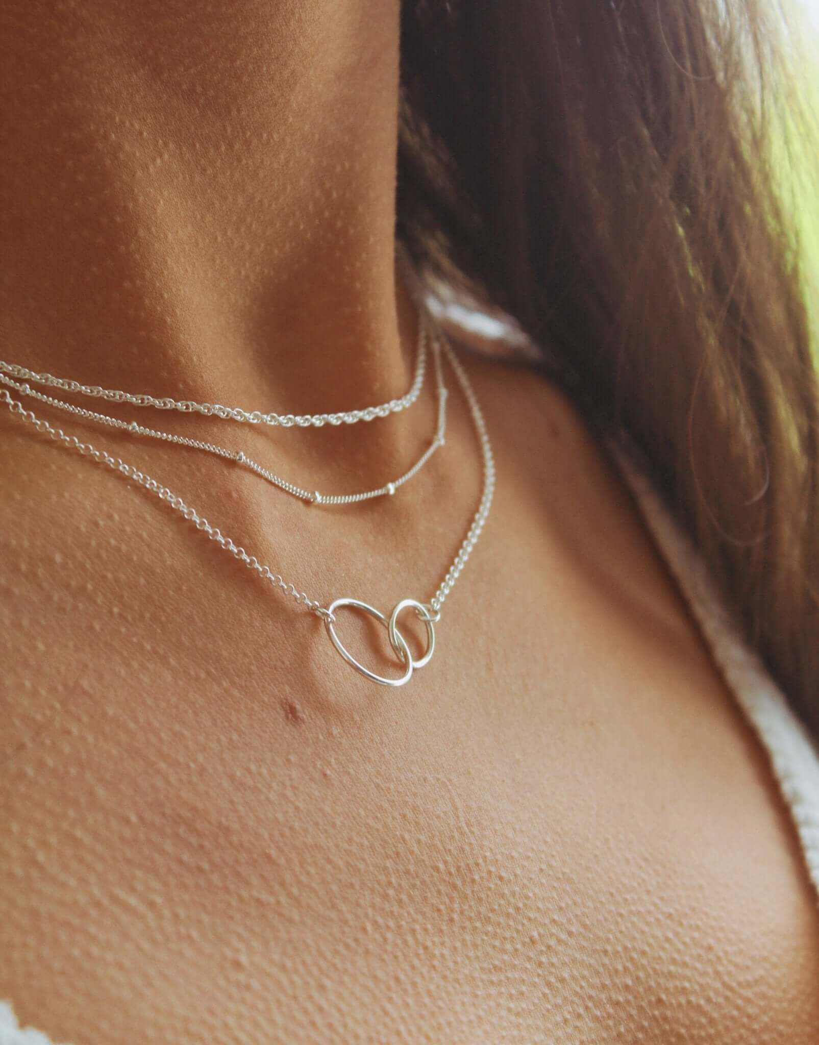Silver Satellite Chain Necklace - Jewellery Hut