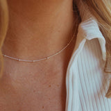 Silver Satellite Chain Necklace - Jewellery Hut