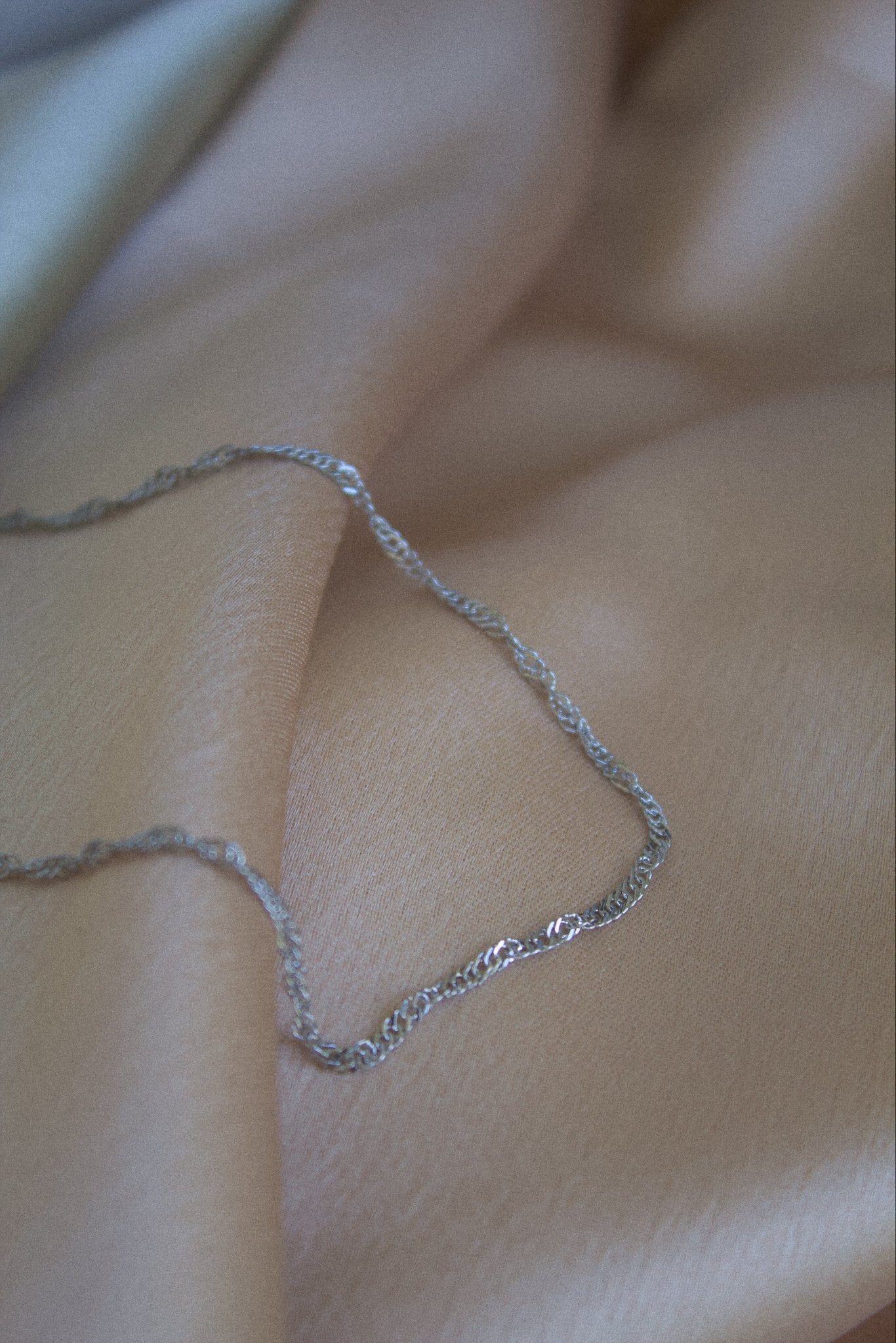 Stainless Steel Silver Twisted Rope Necklace - Jewellery Hut
