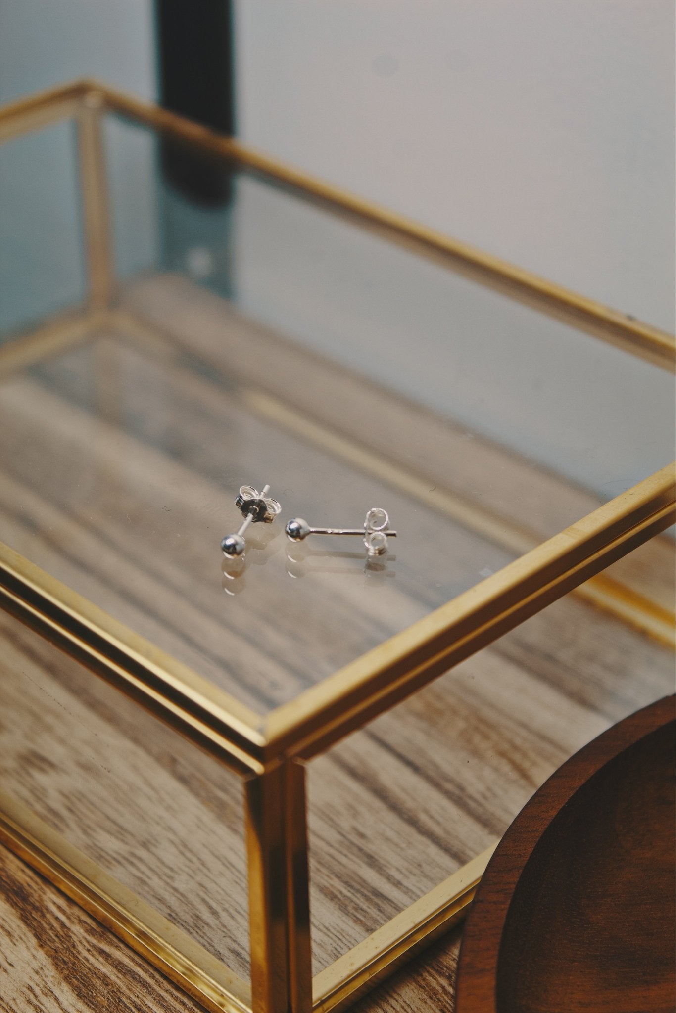 Sterling Silver Ball Stud Earrings - Jewellery Hut