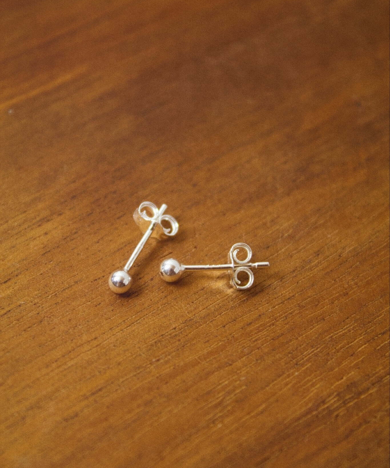 Sterling Silver Ball Stud Earrings - Jewellery Hut