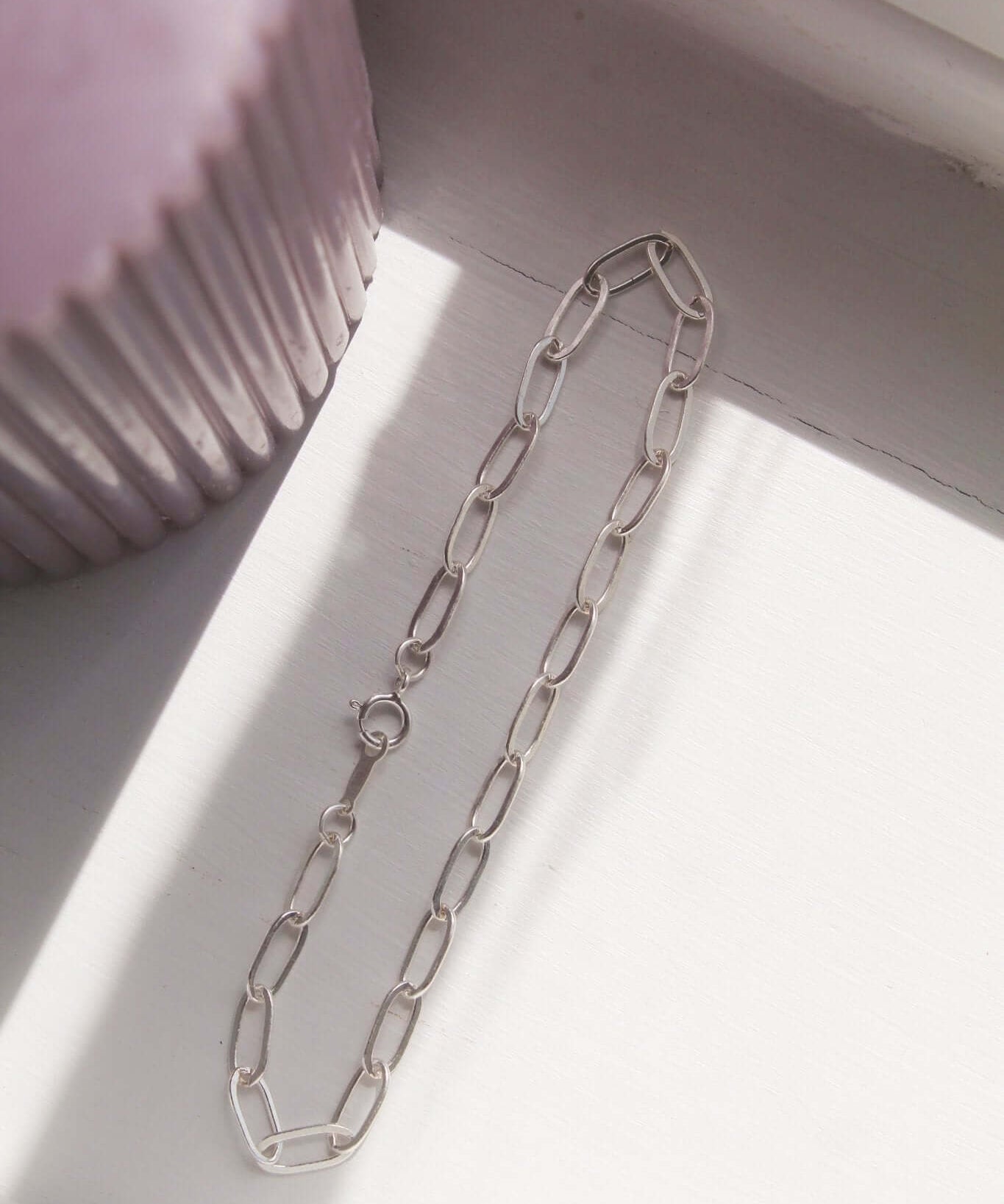 Sterling Silver Chunky Cable Bracelet - Jewellery Hut