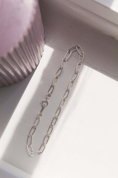 Sterling Silver Chunky Cable Bracelet - Jewellery Hut