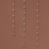 Sterling Silver Chunky Satellite Anklet - Jewellery Hut