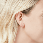 Sterling Silver Circle Stud Earrings - Jewellery Hut