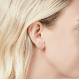 Sterling Silver Circle Stud Earrings - Jewellery Hut