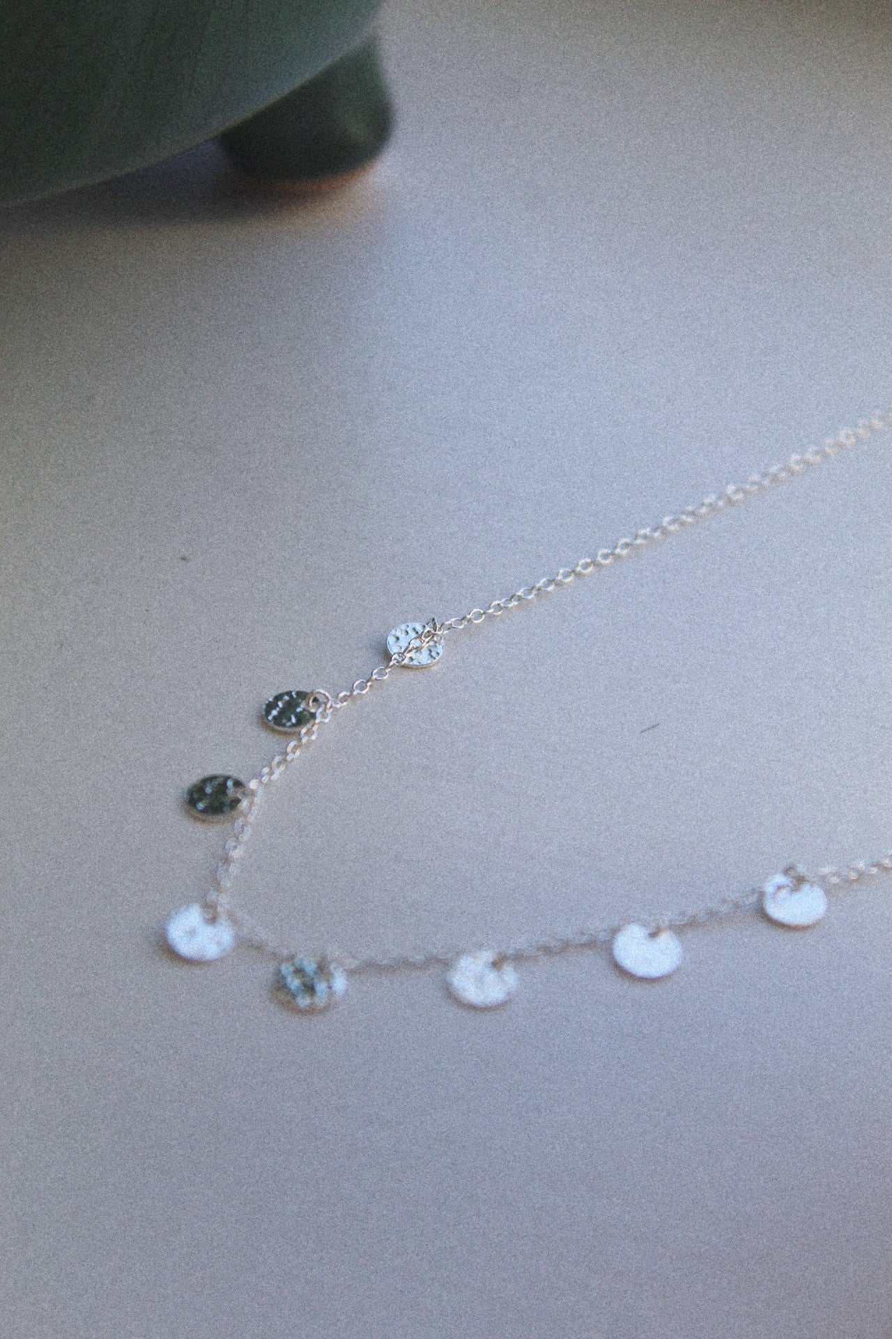 Sterling Silver Disc Necklace - Jewellery Hut