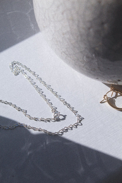 Sterling Silver Heart Necklace - Jewellery Hut