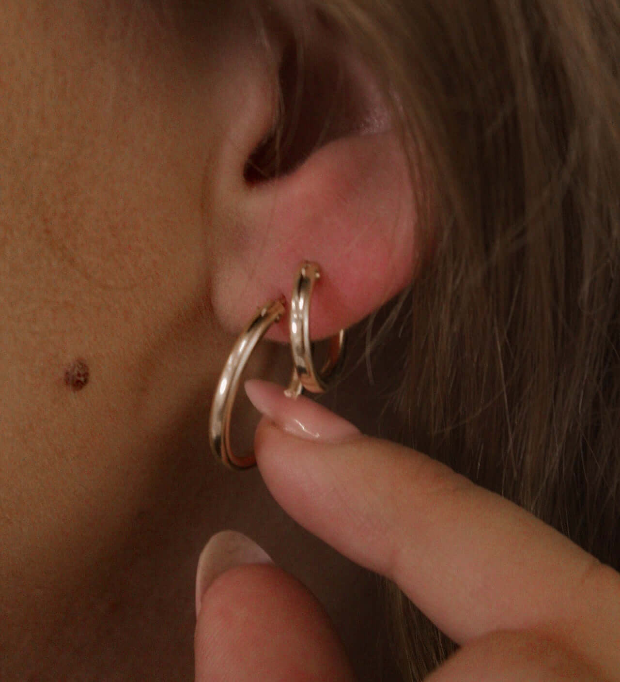 Sterling Silver Hinged Hoop Earrings - Jewellery Hut
