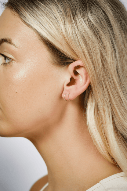 Sterling Silver Huggie Hoops - Jewellery Hut
