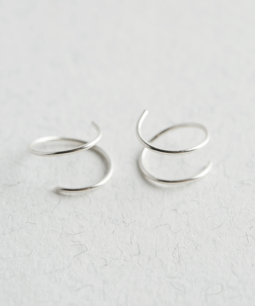 Sterling Silver Huggie Hoops - Jewellery Hut
