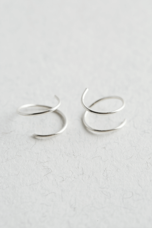 Sterling Silver Huggie Hoops - Jewellery Hut