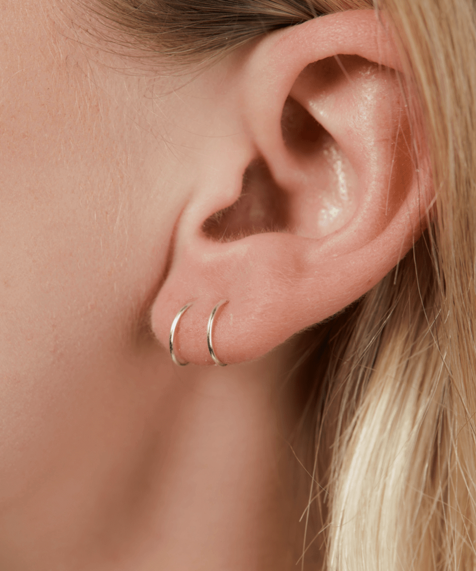 Sterling Silver Huggie Hoops - Jewellery Hut
