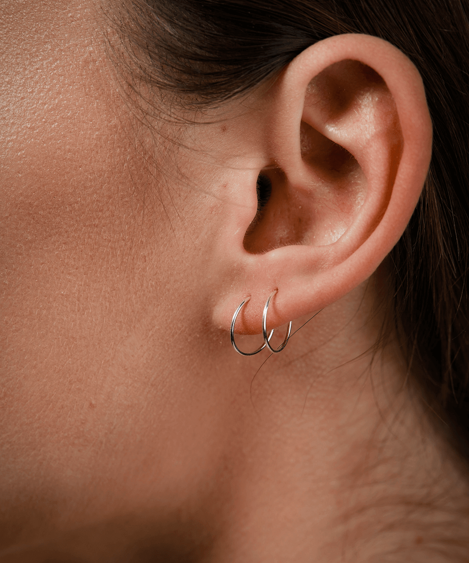 Sterling Silver Infinity Hoops - Jewellery Hut