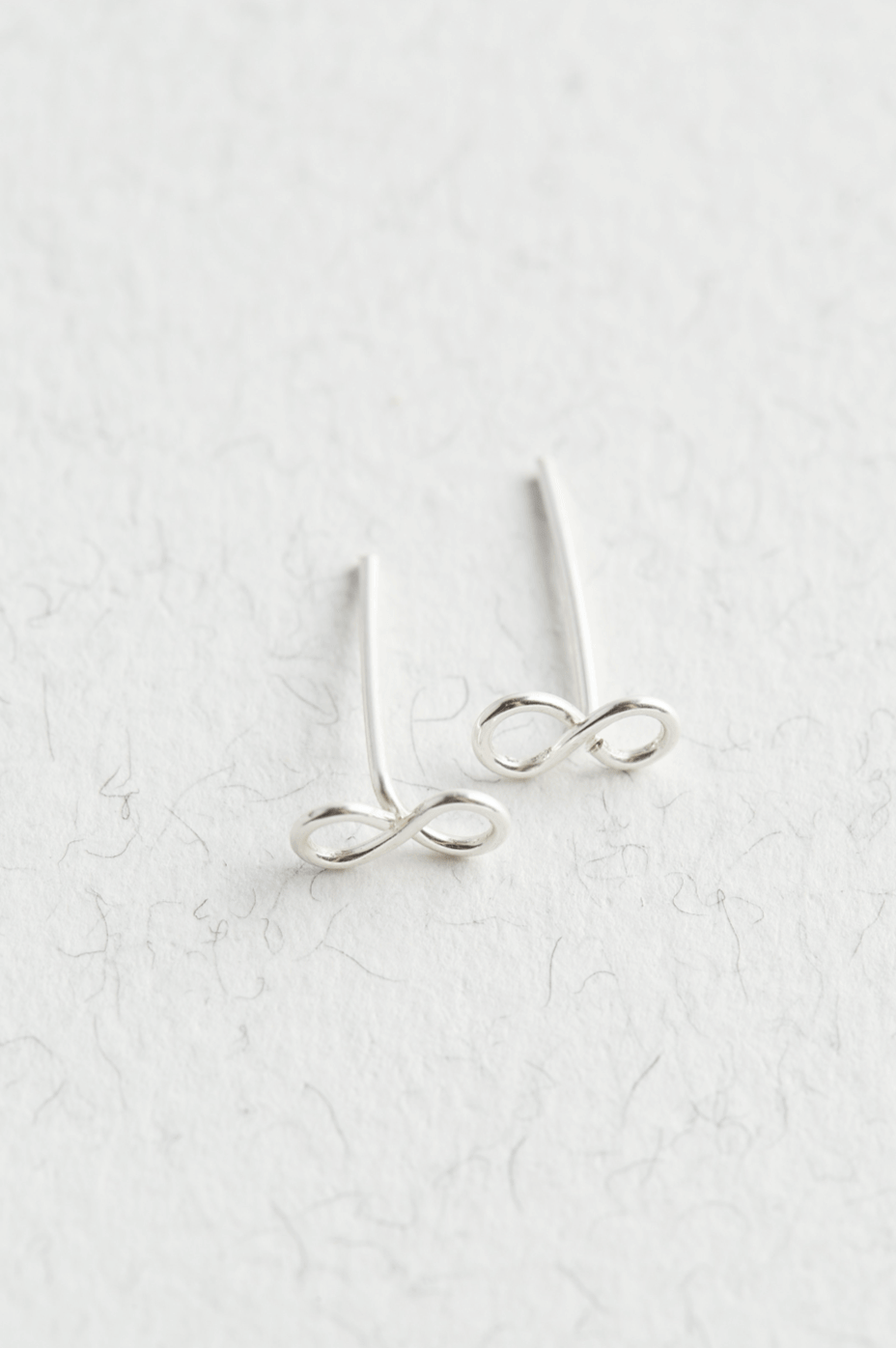 Sterling Silver Infinity Studs - Jewellery Hut