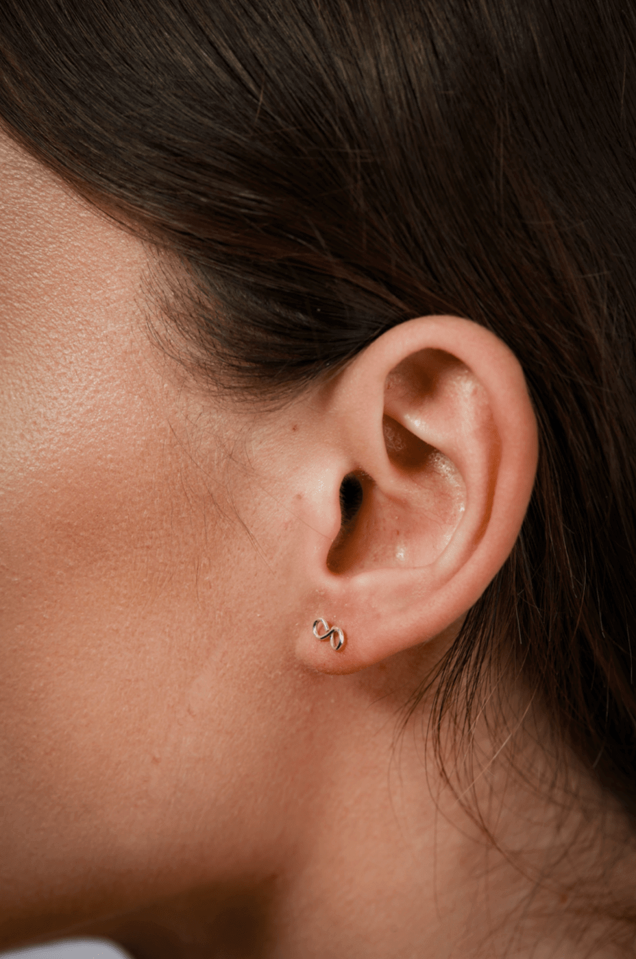 Sterling Silver Infinity Studs - Jewellery Hut