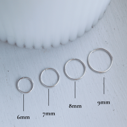 Nose hoop 2025 sterling silver