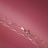Sterling Silver Paper Clip Chain Bracelet - Jewellery Hut