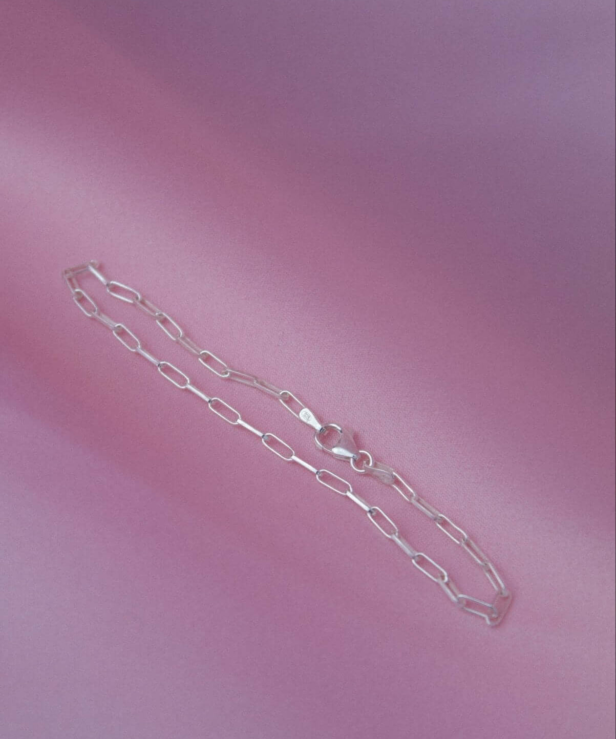 Sterling Silver Paper Clip Chain Bracelet - Jewellery Hut