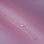Sterling Silver Paper Clip Chain Bracelet - Jewellery Hut