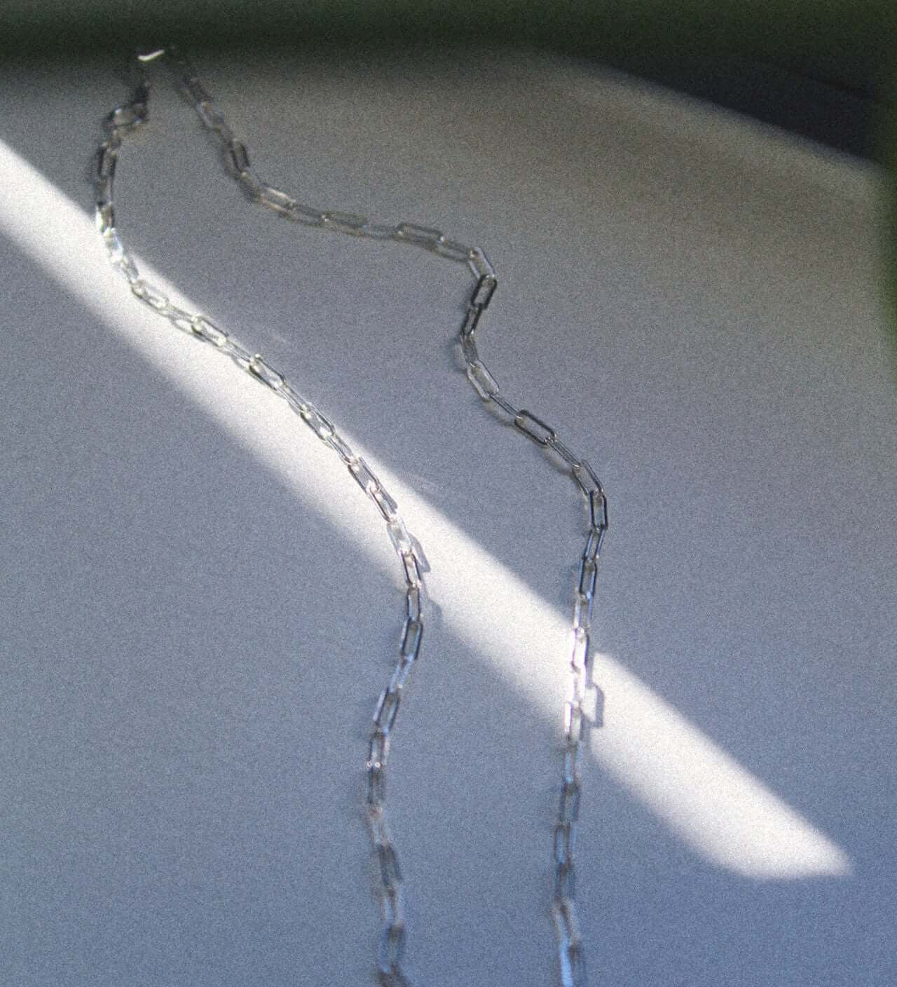Sterling Silver Paperclip Chain Necklace - Jewellery Hut