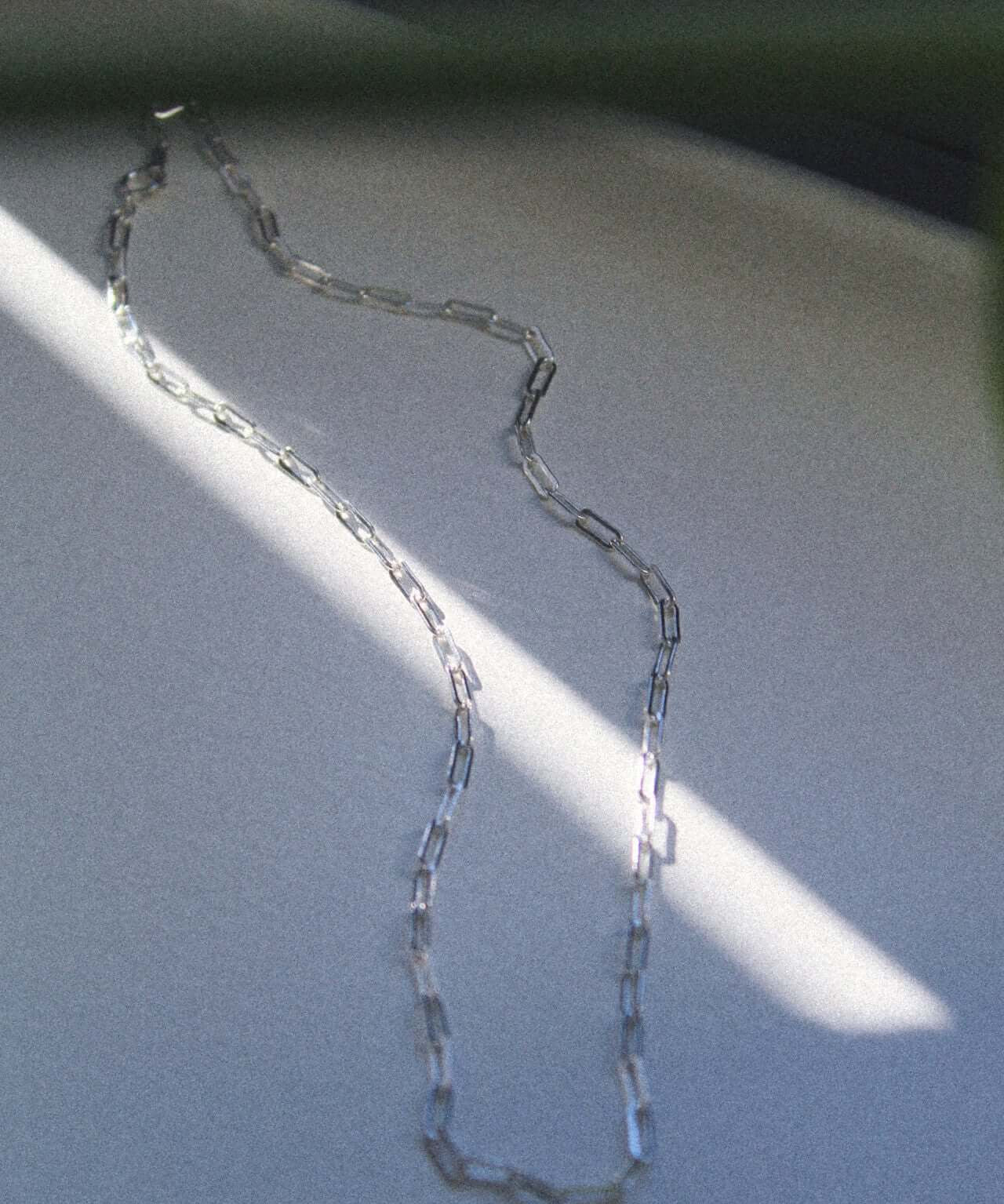 Sterling Silver Paperclip Chain Necklace - Jewellery Hut