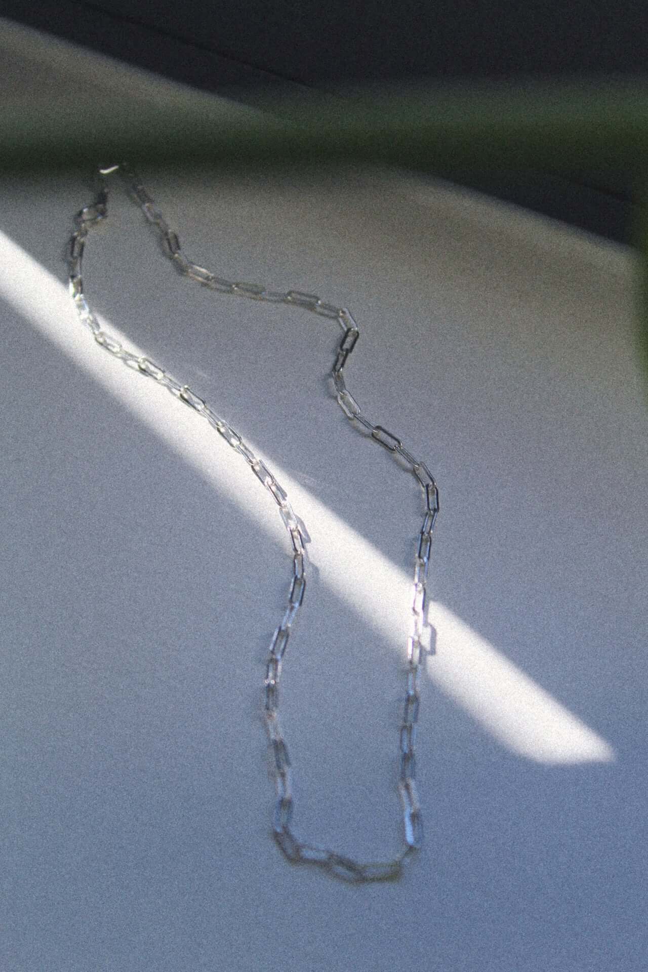 Sterling Silver Paperclip Chain Necklace - Jewellery Hut