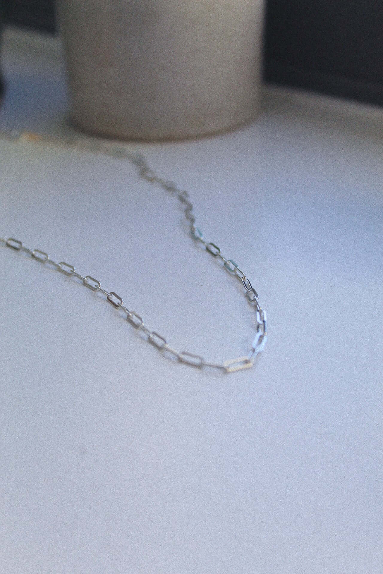 Sterling Silver Paperclip Chain Necklace - Jewellery Hut