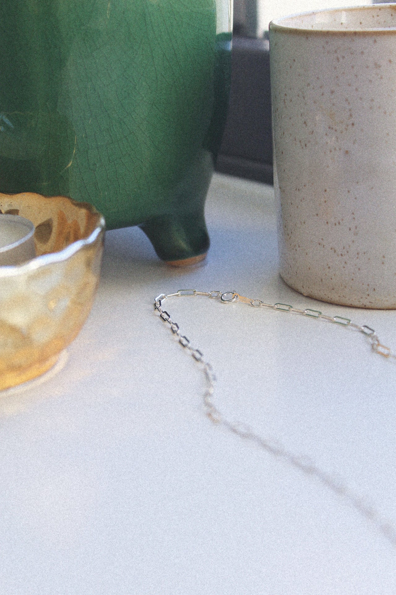 Sterling Silver Paperclip Chain Necklace - Jewellery Hut