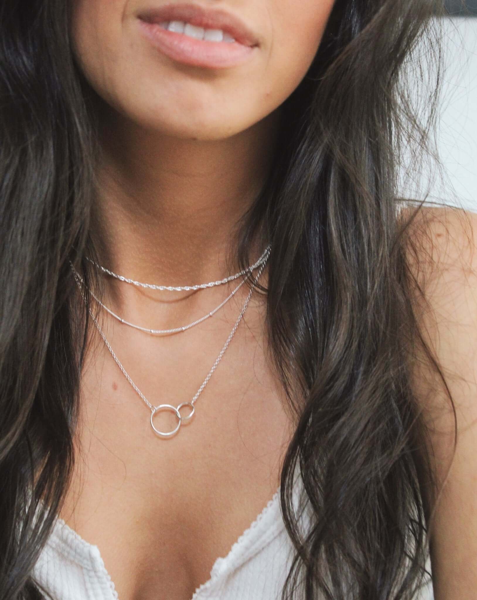 Sterling Silver Rope Necklace - Jewellery Hut