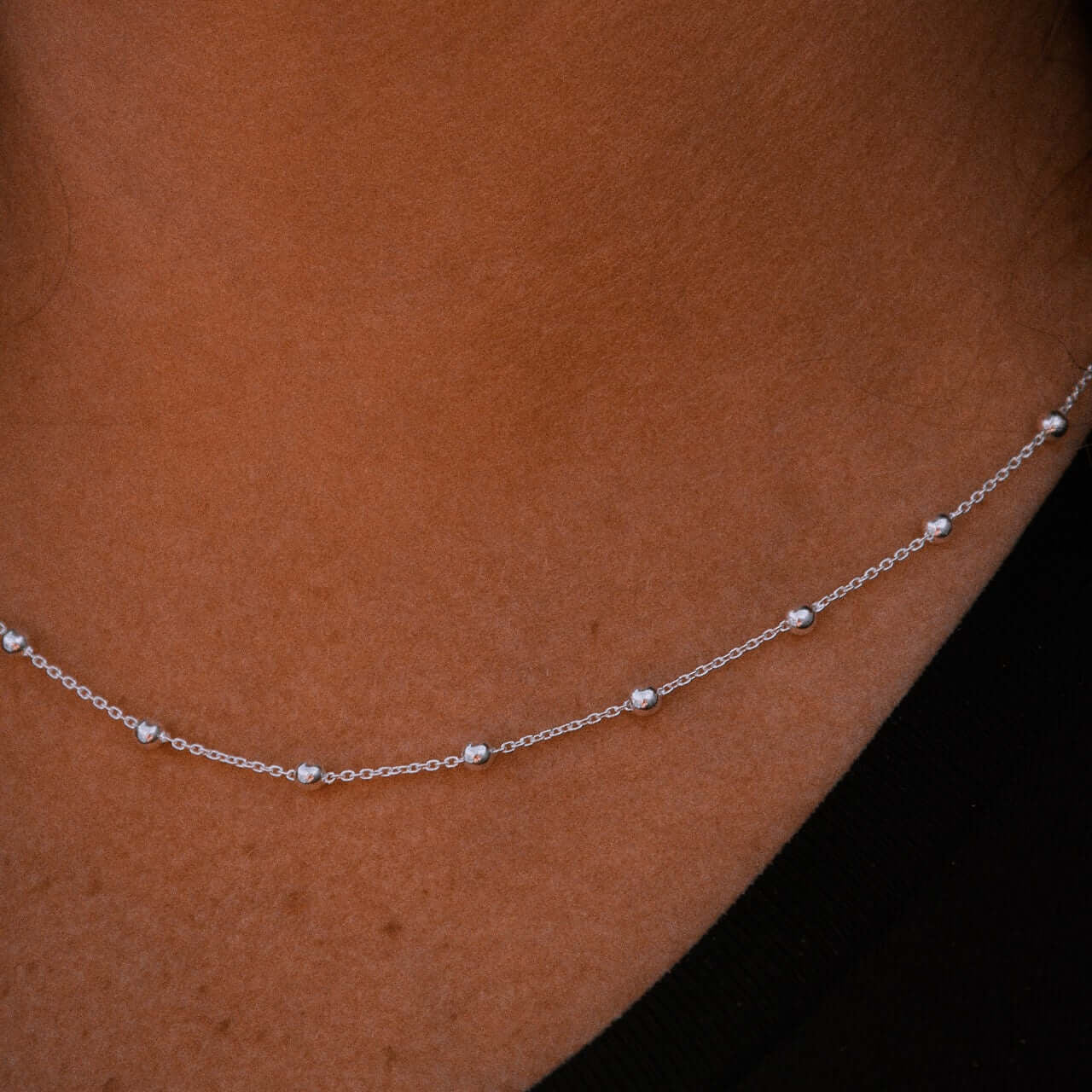 Sterling Silver Satellite Chunky Necklace - Jewellery Hut
