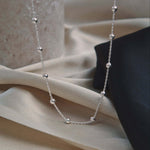 Sterling Silver Satellite Chunky Necklace - Jewellery Hut